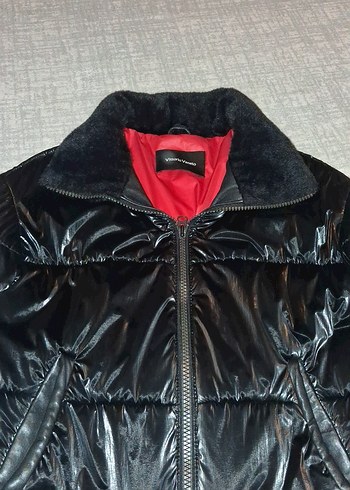 Siyah parlak mont - Görsel 5