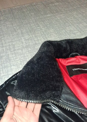 Siyah parlak mont - Görsel 4