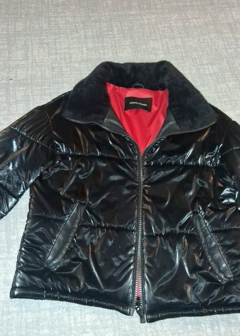 Siyah parlak mont - Görsel 2