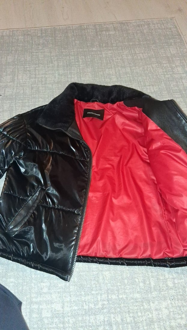 Siyah parlak mont - Görsel 3