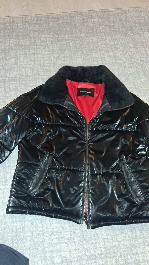 Siyah parlak mont - Görsel 2