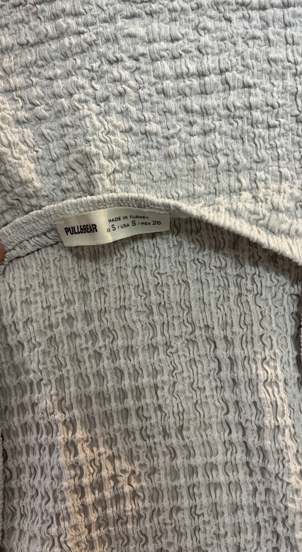 Kadın Gri Triko Kolsuz Bluz - Görsel 3