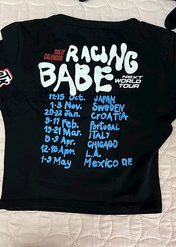 Kız Çocuk Siyah Baskılı Kısa Kollu Tişört - Görsel 2