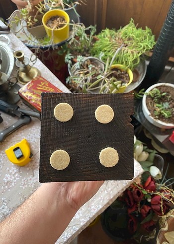 20.yüzyıl masif ahşaptan el oyması din adamı figürü. - Görsel 6