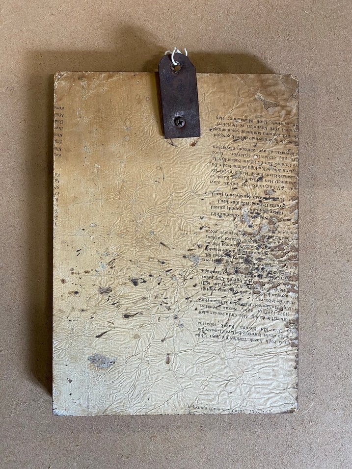 Osmanlı tarzı yazılı hat üslubunda baskılı dini pano - Görsel 2