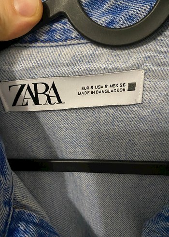 Kadın Gri Denim Midi Ceket - Görsel 2