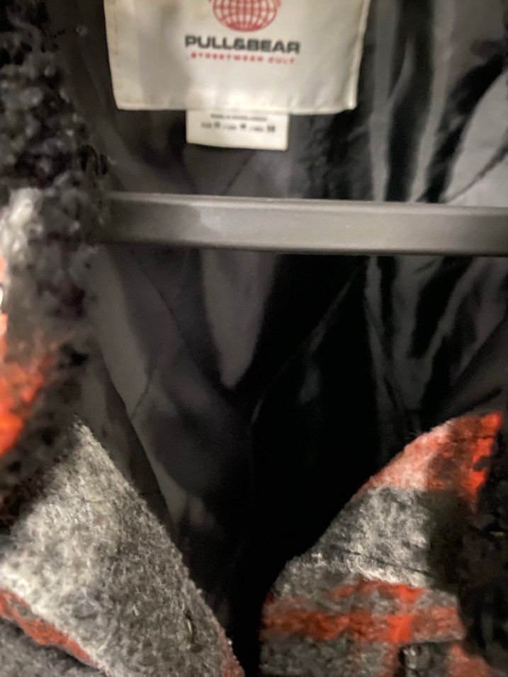 Düğmeli Gri Ekose Kadın Ceket - Görsel 2