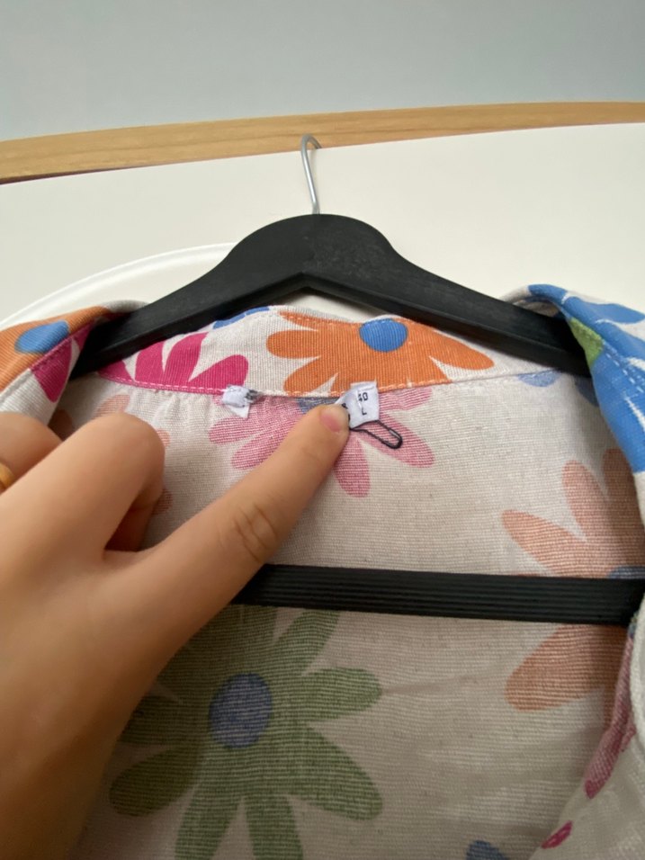 Renkli Çiçek Desenli Bohem Midi Elbise - Görsel 3