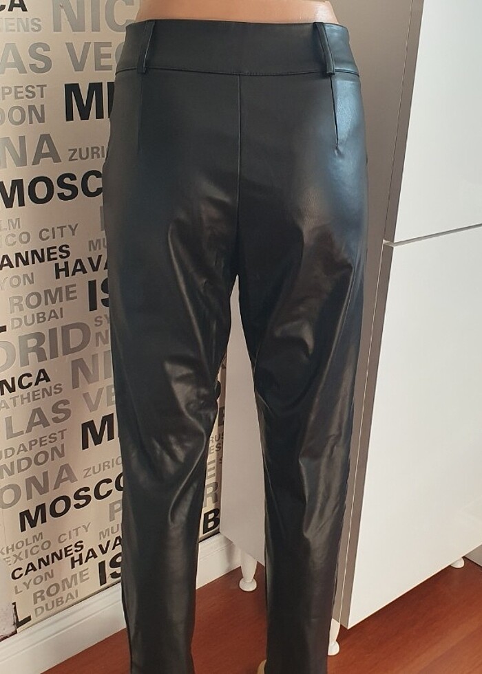 ELEGANS DERİ PANTALON - Görsel 3