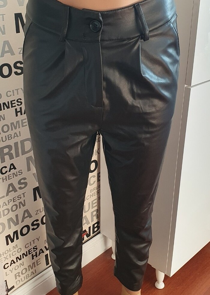 ELEGANS DERİ PANTALON - Görsel 4