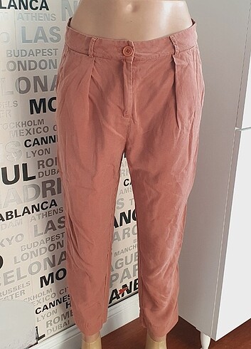 KAROL GÜLKURUSU HAVUÇ PANTALON - Görsel 5