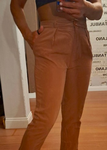 KAROL GÜLKURUSU HAVUÇ PANTALON - Görsel 4