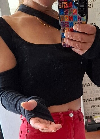 Scotch & Soda CLUB SODA YAKA DETAY CROP