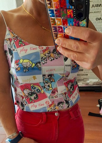 POWERPUFF GIRLS ASKILI BLUZ