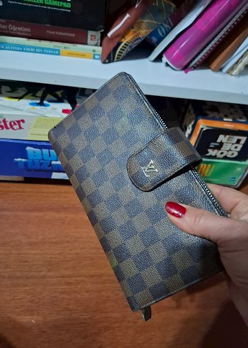 Kahverengi Deri Tokalı Kadın Cüzdanı - Görsel 5