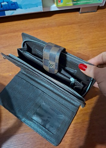 Kahverengi Deri Tokalı Kadın Cüzdanı - Görsel 3