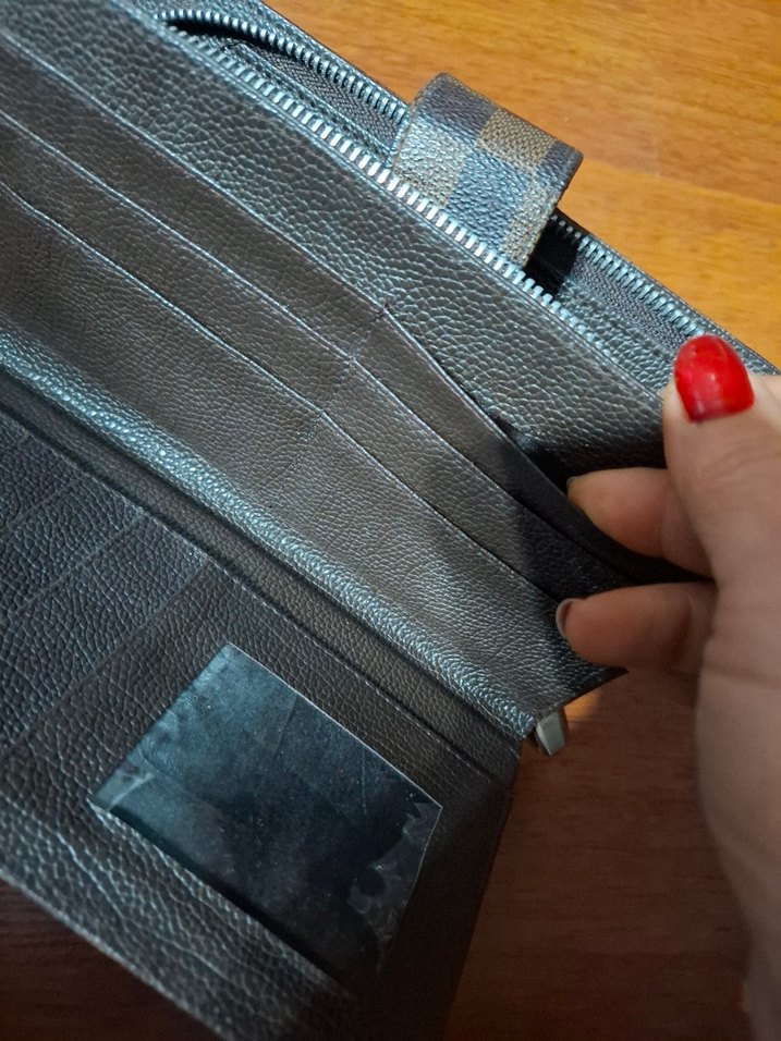 Kahverengi Deri Tokalı Kadın Cüzdanı - Görsel 4