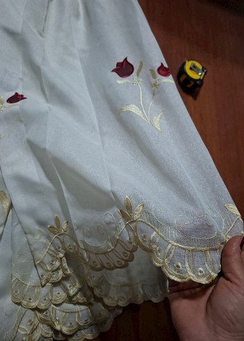 5 CAM VERDİ TÜL PERDE - Görsel 2