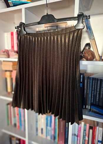 CAMATEU HAKİ PLİSE ETEK - Görsel 8