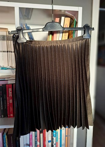 CAMATEU HAKİ PLİSE ETEK - Görsel 5