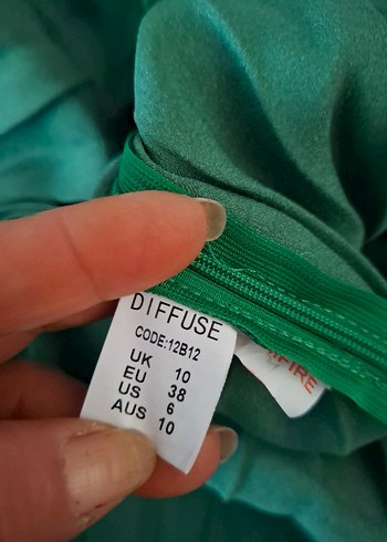 Parlak Yeşil Piliseli Uzun Etek - Görsel 7