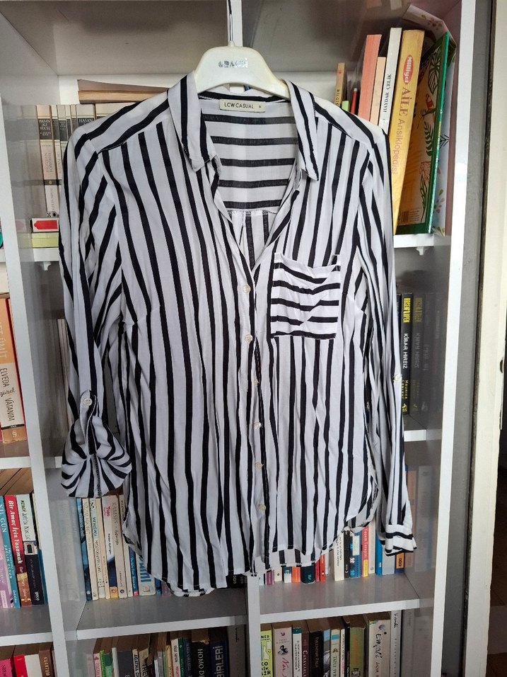 LCW ÇİZGİLİ GÖMLEK - Görsel 4