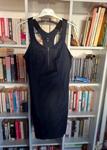 MAVİ JEANS DENİM ELBİSE - Görsel 2