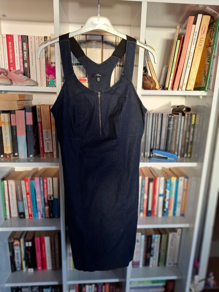 MAVİ JEANS DENİM ELBİSE - Görsel 2