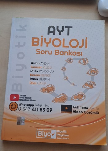 ayt biyoloji soru bankası biyotik 2025 basim