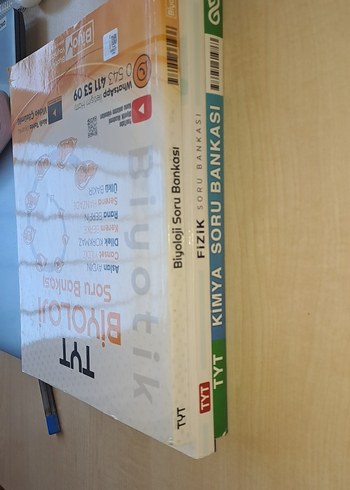TYT Biyoloji, Fizik ve Kimya Soru Bankası Seti