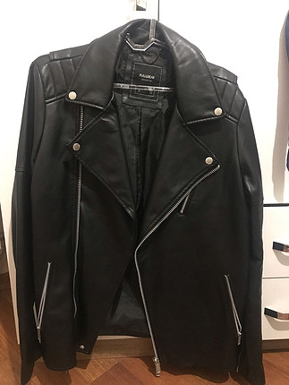 Pull and Bear PULL AND BEAT DERİ CEKET