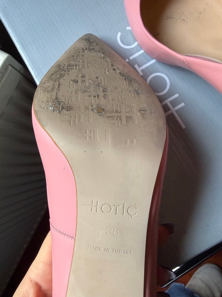 Hotiç Tertemiz Pembe Stiletto - Görsel 5