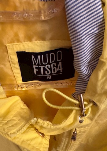 Sarı Kadın Midi Boy Düğmeli Yağmurluk - Görsel 3