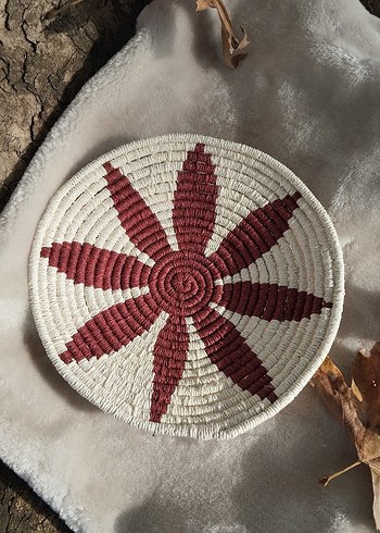 Afrikan Hasır Dekoratif Tabak - Görsel 2