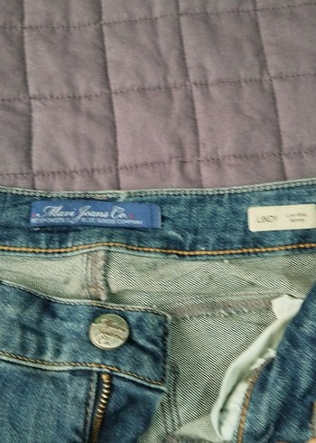 Kadın Mavi Denim Normal Boy Kot Pantolon - Görsel 2