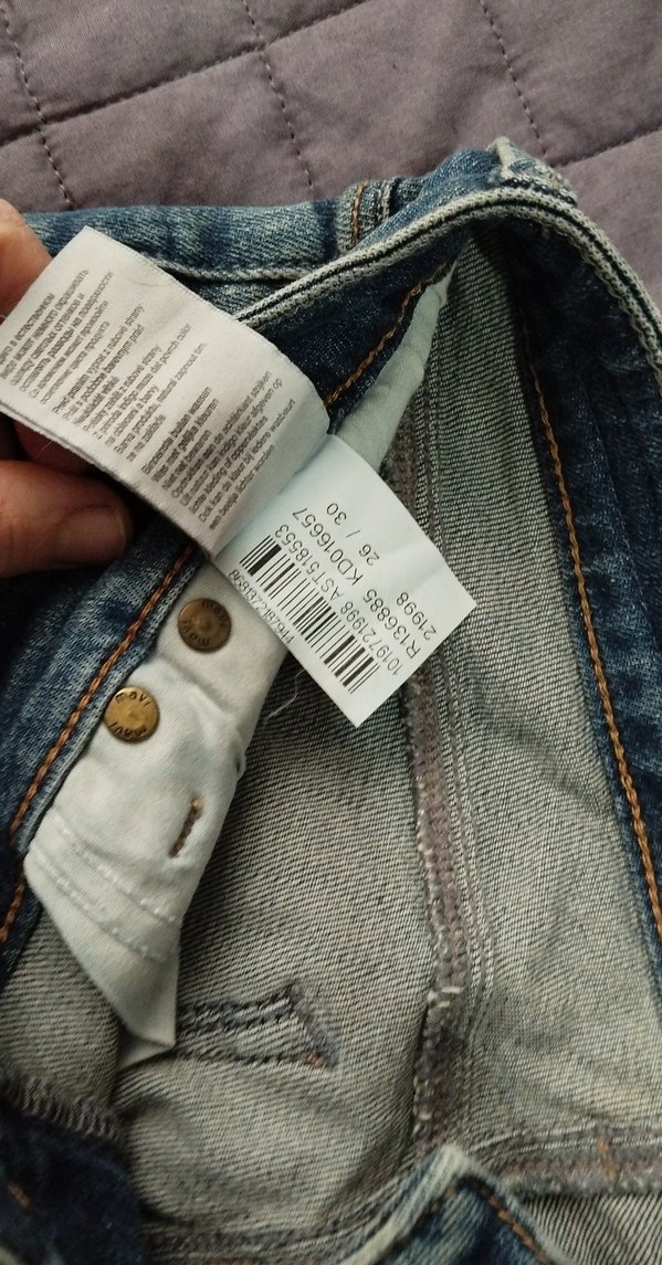 Kadın Mavi Denim Normal Boy Kot Pantolon - Görsel 4