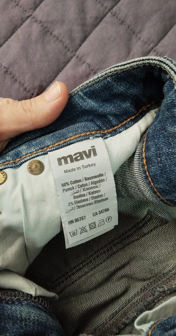 Kadın Mavi Denim Normal Boy Kot Pantolon - Görsel 3