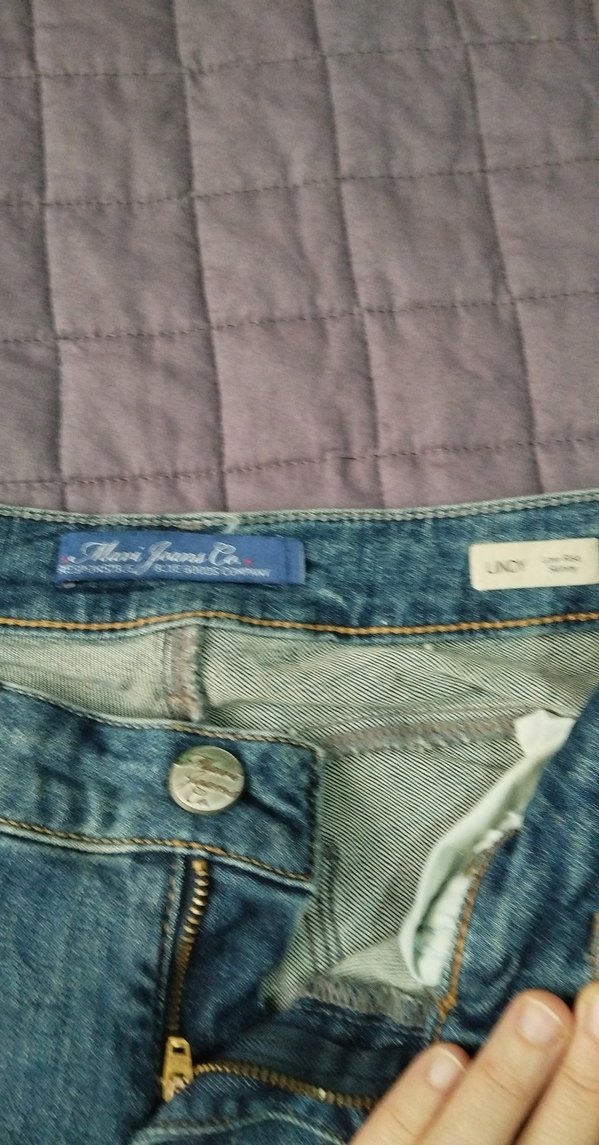 Kadın Mavi Denim Normal Boy Kot Pantolon - Görsel 2