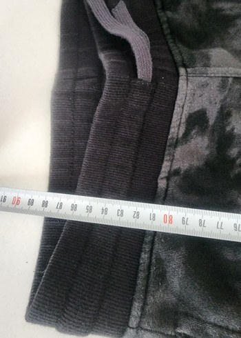 11-12 Yaş Beden siyah Renk H&M Siyah Batik Desenli Çocuk Eşofman