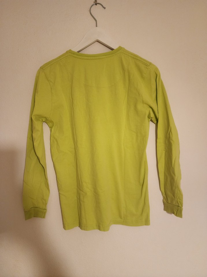 Doğa Koleji Açık Yeşil Uzun Kollu Unisex Tişört - Görsel 4