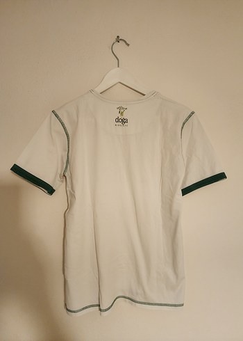 Doğa Koleji Beyaz Baskılı Unisex Tişört - Görsel 3