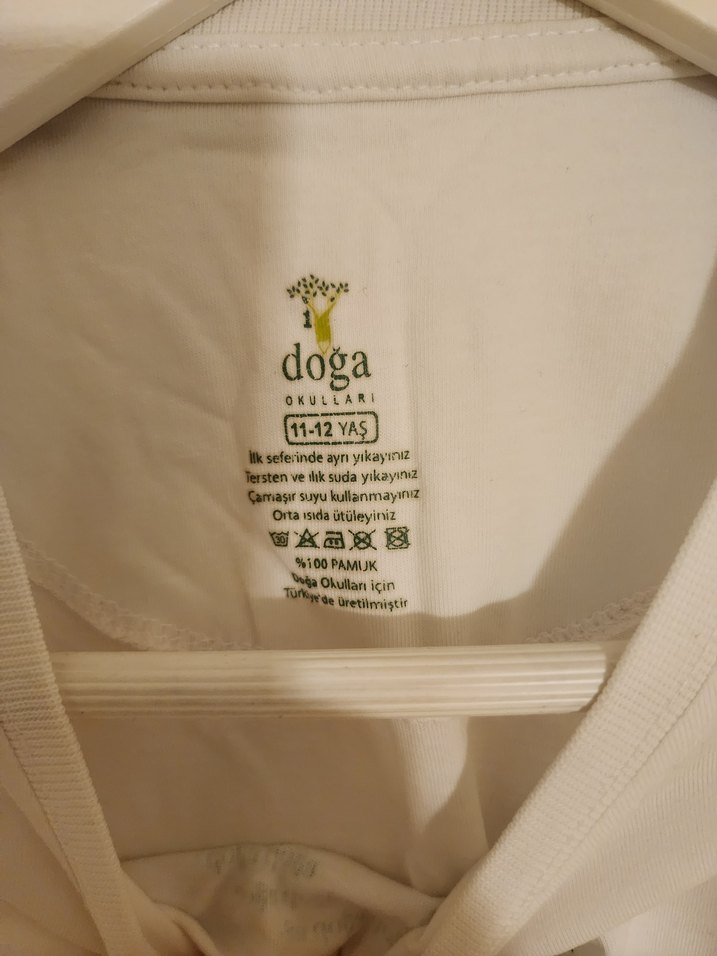 Doğa Koleji Unisex Beyaz Tişört - Görsel 2