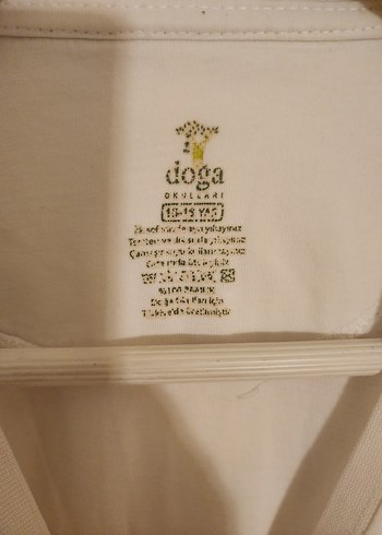 Beyaz Doğa Koleji tişörtü. Unisex. - Görsel 2