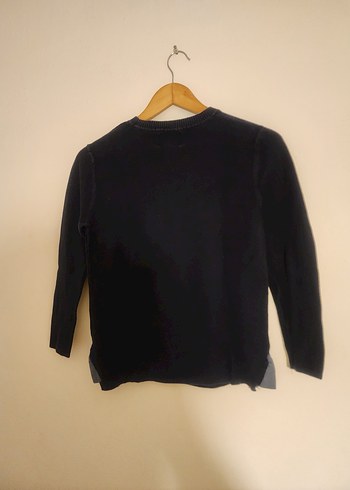 Zara Erkek Lacivert Uzun Kollu Sweatshirt - Görsel 4