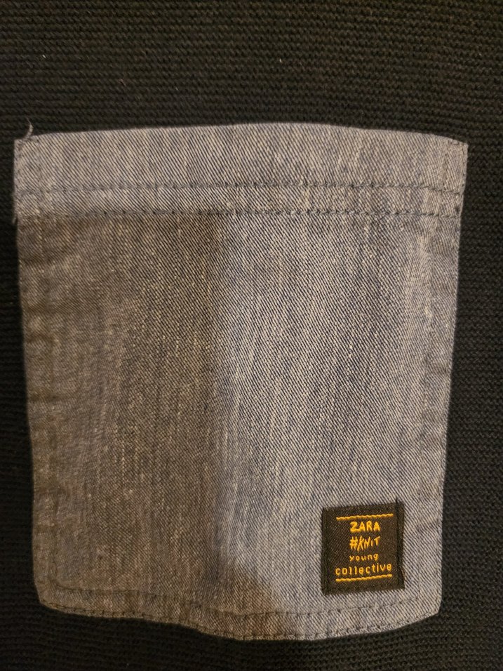 Zara Erkek Lacivert Uzun Kollu Sweatshirt - Görsel 3