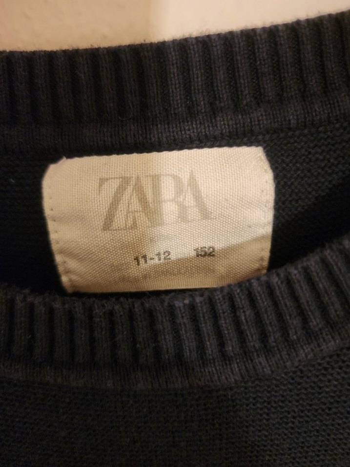 Zara Erkek Lacivert Uzun Kollu Sweatshirt - Görsel 2