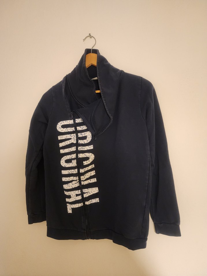 Erkek Çocuk Baskılı Fermuarlı Sweatshirt - Görsel 2