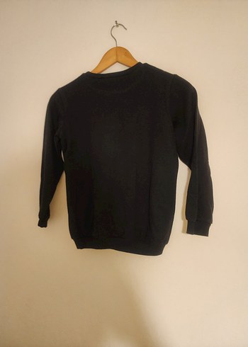 Erkek Çocuk Siyah, Baskılı Sweatshirt - Görsel 3