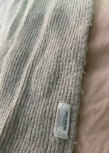 Pull and Bear Gri Kadın Örgü Keten Atkı