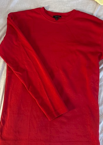Kırmızı Uzun Kollu Sweatshirt